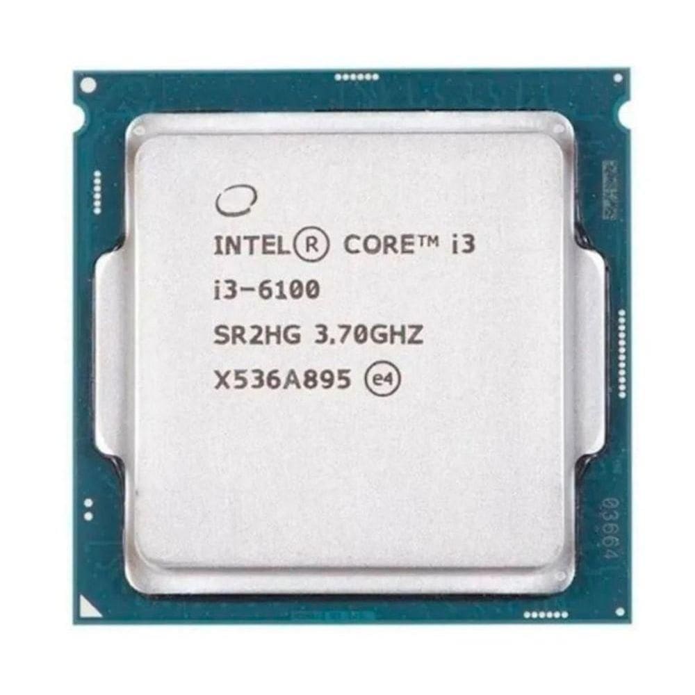 Processador Intel Core I3 6100 3.7 Ghz 3mb-1151 6ª Geração C-placa De Video Integrada (Autêntico)