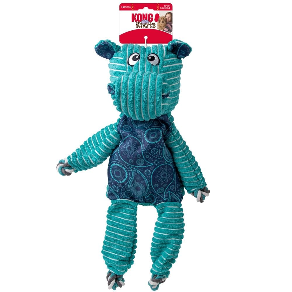 Brinquedo Pelucia Kong Floppy Knots Jumbo hipopótamo Para Cães XL