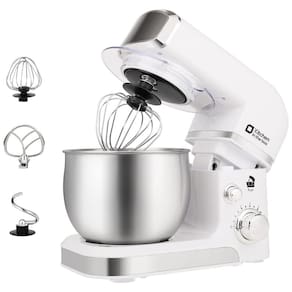 Batedeira Elétrica de Bancada 3 Litros com 6 Velocidades 300W Branca, 110v, KITCHEN IN THE BOX, Branco