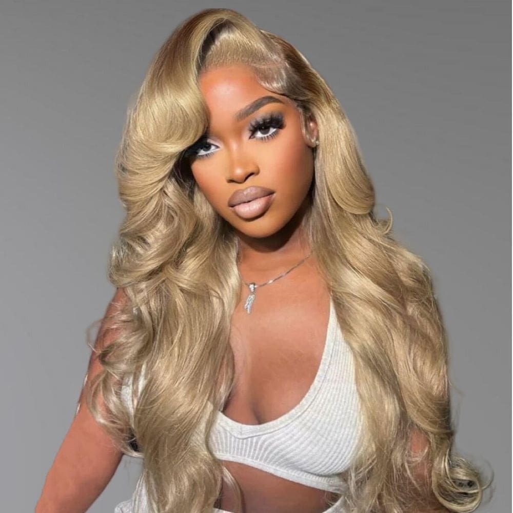 Peruca Orijodie Highlight Ombre Human Hair 180% Densidade 30cm