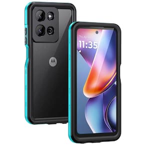 Capa Lanhiem para Moto G 5G 2025 IP68 azul impermeável