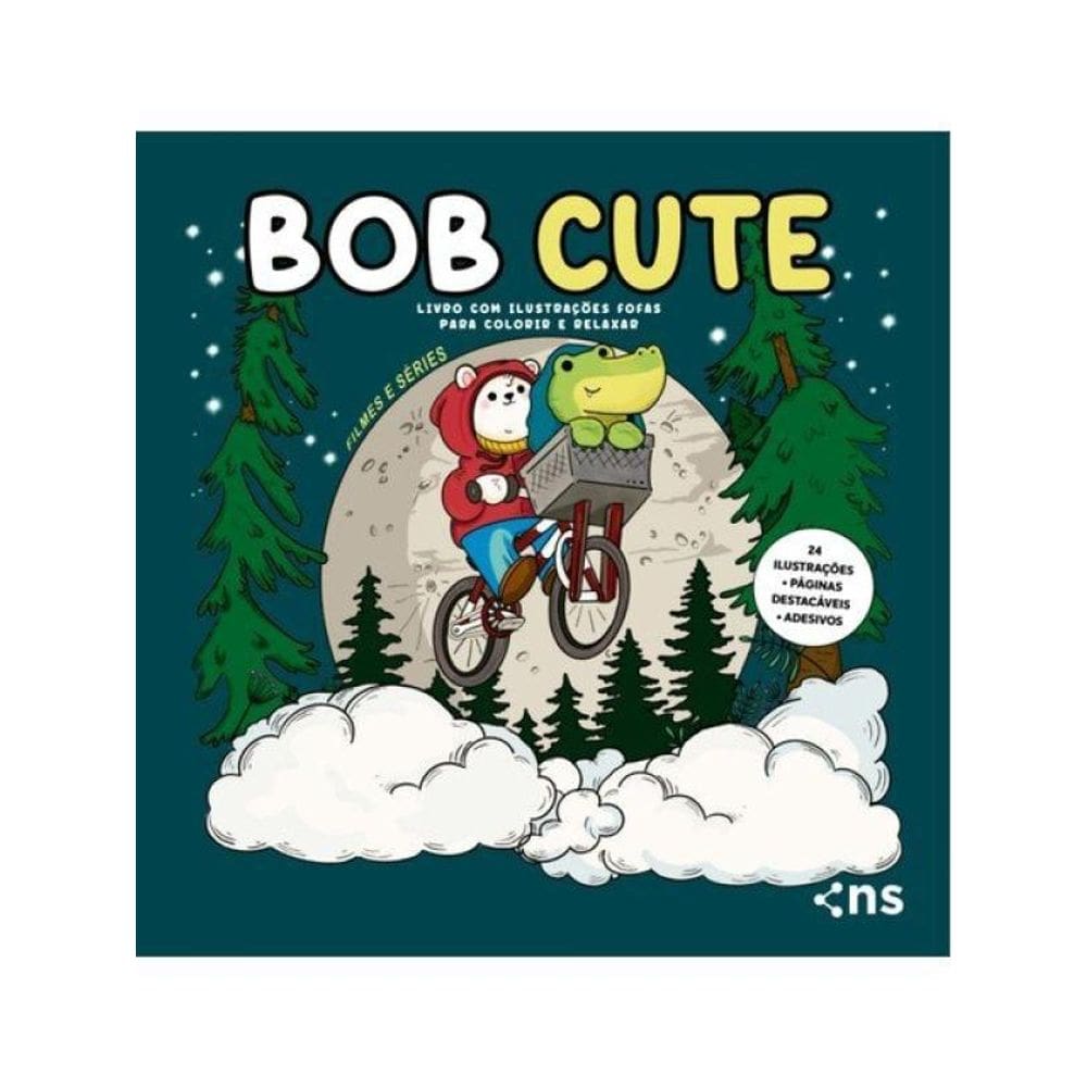 Bob Cute – Filmes E Séries – Livro Com Ilustrações Fofas E Originais Para Pintar, Páginas Destacávei
