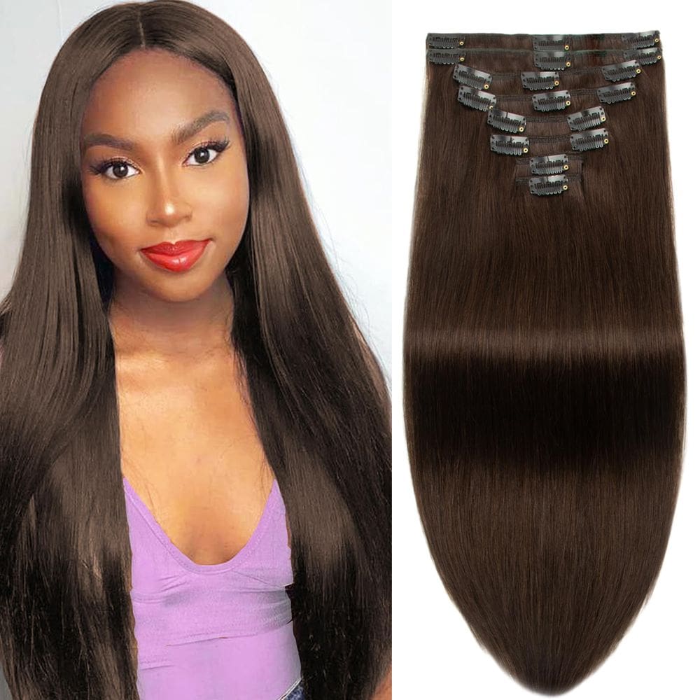 Extensões de cabelo Doupor 100% Brazilian Remy Human Hair 105g