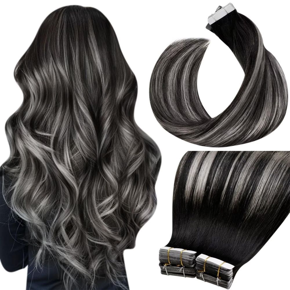 Fita adesiva em extensões de cabelo LaAvoo Balayage Ombre 14