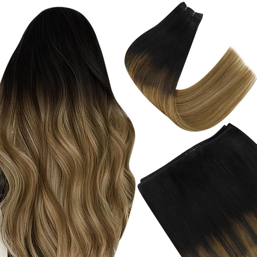 Extensões de cabelo Easyouth Weft Human Hair 60cm 100g