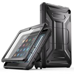 Capa para tablet DJ&RPPQ Fire HD 8 e HD 8 Plus 12ª geração preta