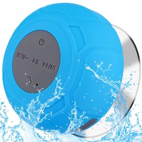 Alto-falante de chuveiro Bluetooth à prova d`água Annlend Portable Blue