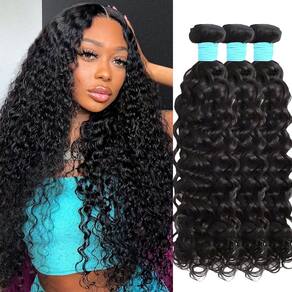 Pacotes de cabelo Fasuo Water Wave 30 35 40 cm 100% brasileiros