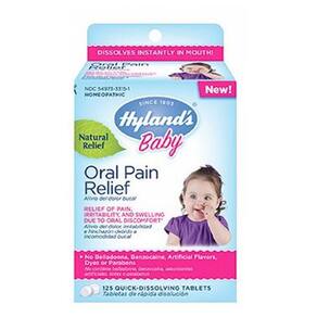 Bebê Alívio da Dor Oral 125 Guias por Hylands