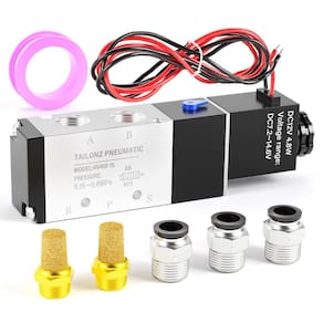 Válvula solenóide TAILONZ PNEUMATIC 4V410-15 12V/24V/110V/220V