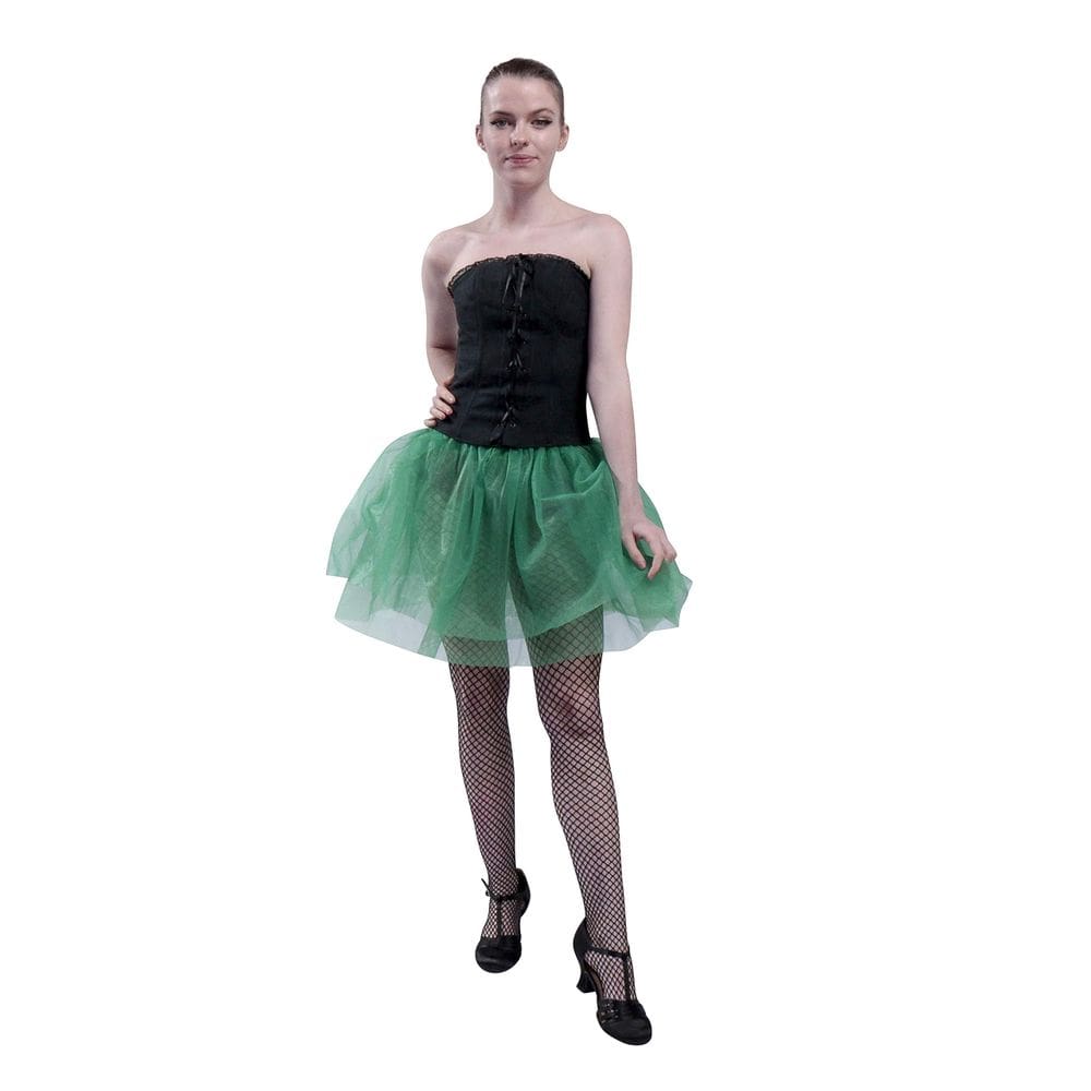 Saia tutu BellaSous Chico Kelly verde estilo princesa/balé