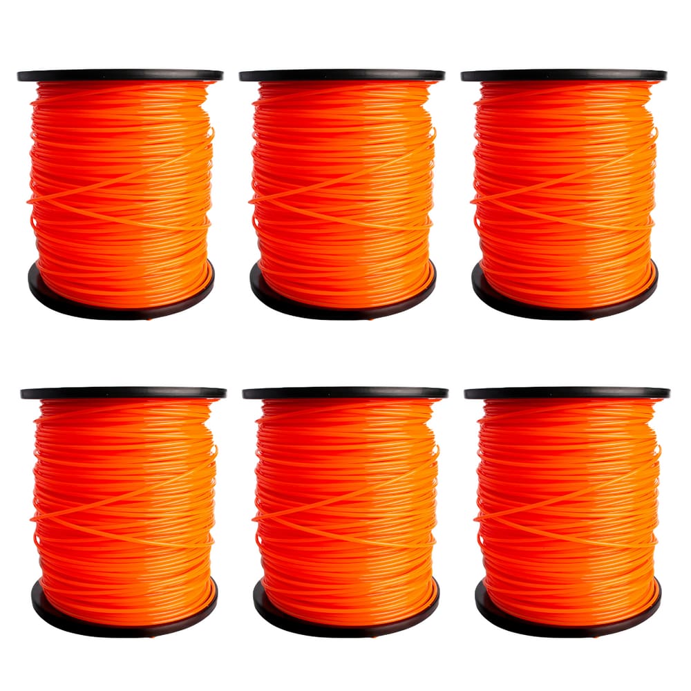 KIT 6 Bobinas Fio Nylon Redondo Roçadeira 3mm 2kg - Sanre