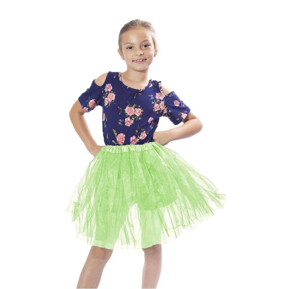 Saia tutu BellaSous estilo princesa ou estilo balé verde maçã