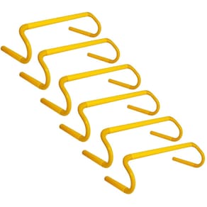 Pacote com 6 obstáculos de treinamento Agility Speed Training Hurdles YEXEXINM para atletas