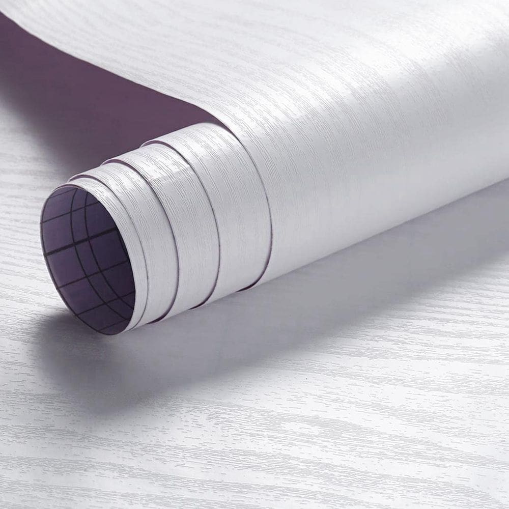Papel de contato Arthome White Wood 60x500cm autoadesivo