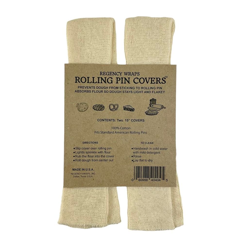 Capa Rolling Pin Regency Wraps 100% algodão, pacote com 15 unidades