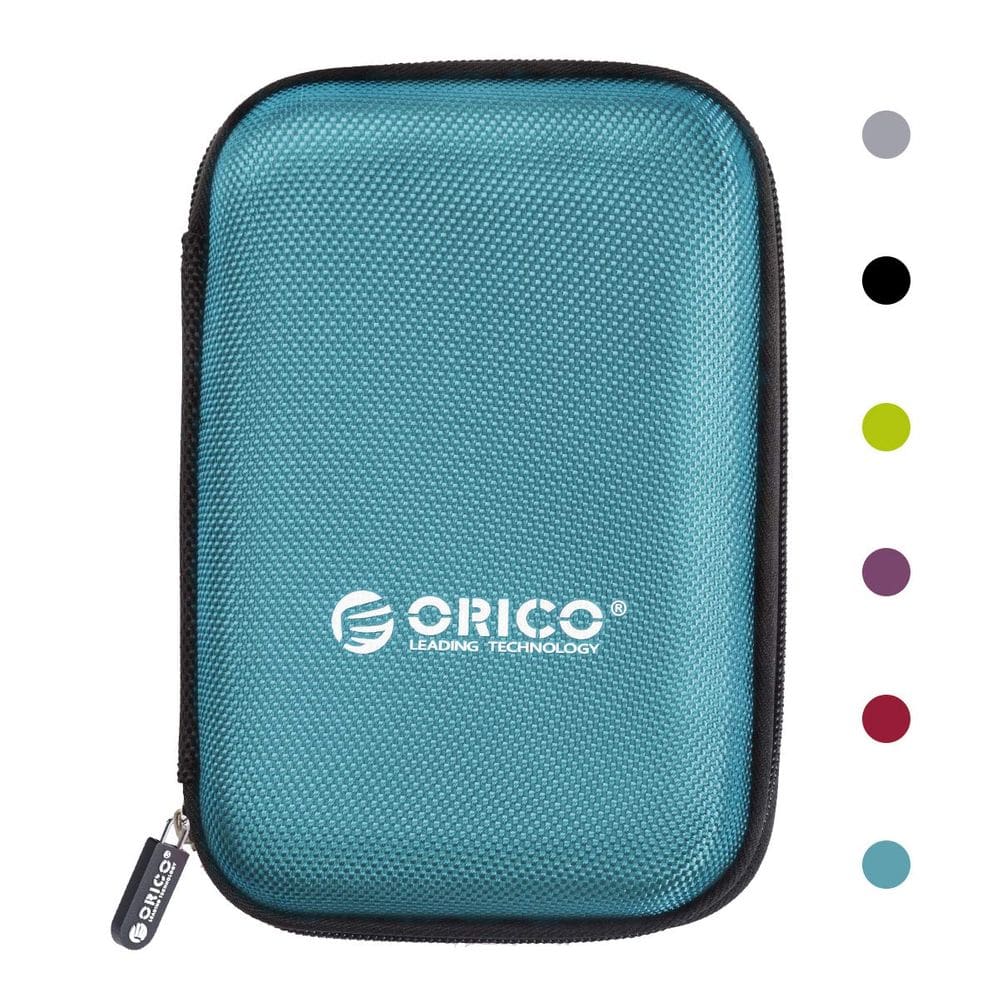 Estojo de disco rígido ORICO PHD-25 impermeável à prova de choque azul