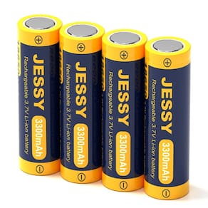 Bateria recarregável JESSY 18650 3.7V 3300mAh para lanternas