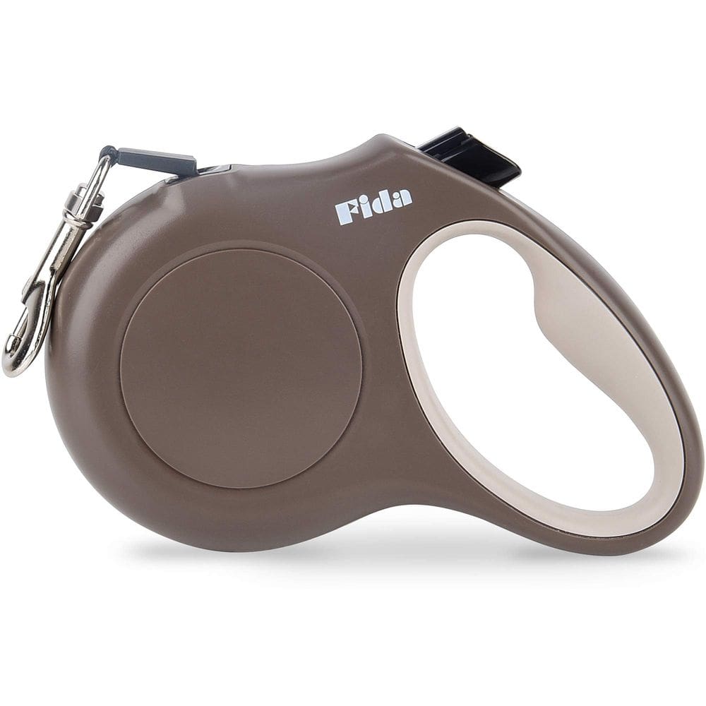 Coleira retrátil para cães Fida X-Small Breed de 10 pés para café de 8 kg