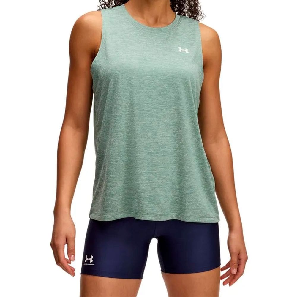 Regata Under Armour Tech Tank Twist Feminina Verde