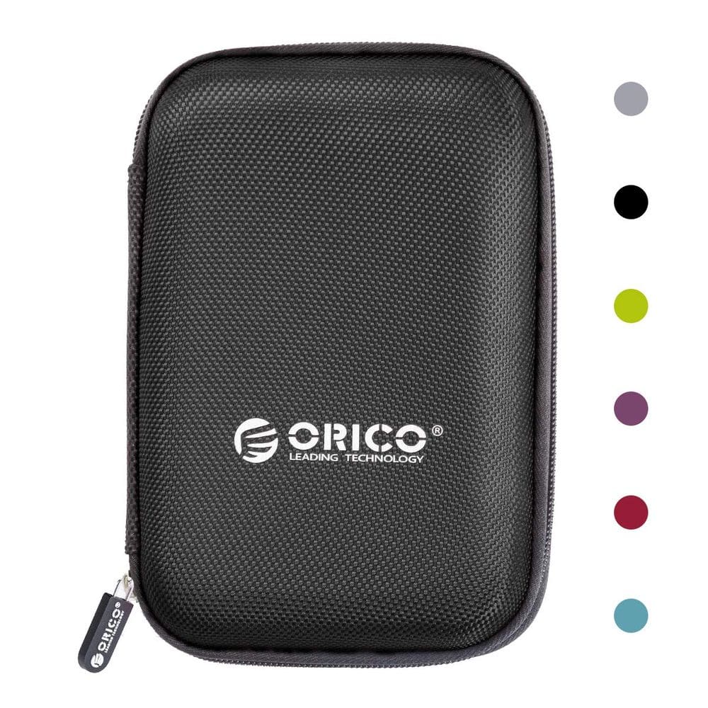 Estojo de disco rígido ORICO PHD-25 impermeável à prova de choque preto