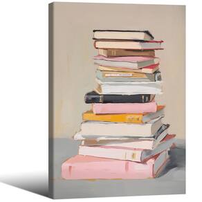 Pôsteres de livros modernos de arte de parede em tela NLIEOPDA rosa 40x60cm