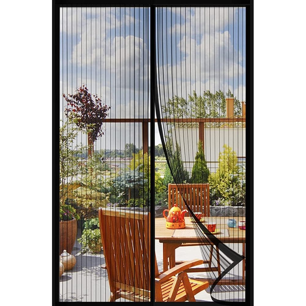 Porta de tela magnética Mdavo Black 72x80 cm para portas dianteiras