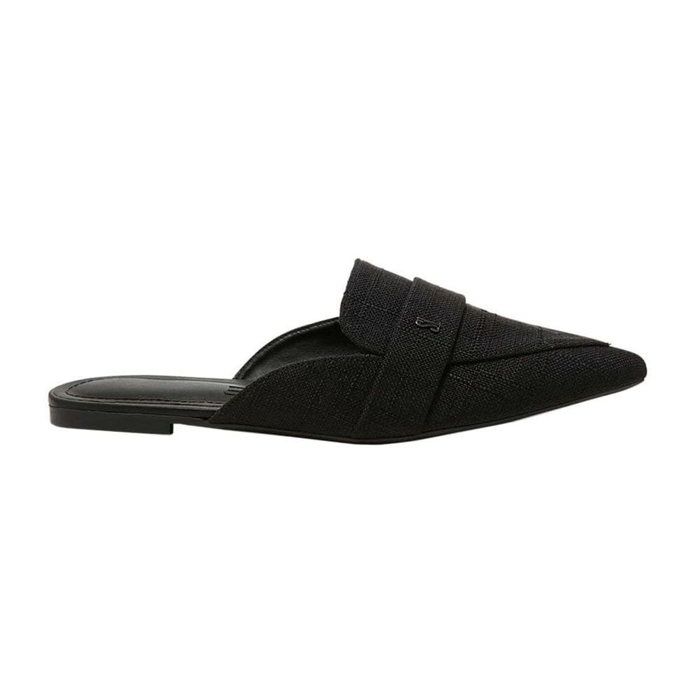 Mocassim Mule Santa Lolla Linho Bico Fino
