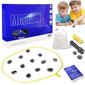 Jogo de xadrez magnético Remocc Multiplayer com bolsa de armazenamento