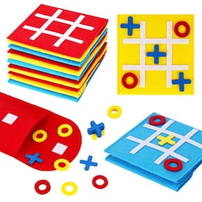 Jogo de tabuleiro Tic Tac Toe LoveStown Mini para crianças com 15 unidades