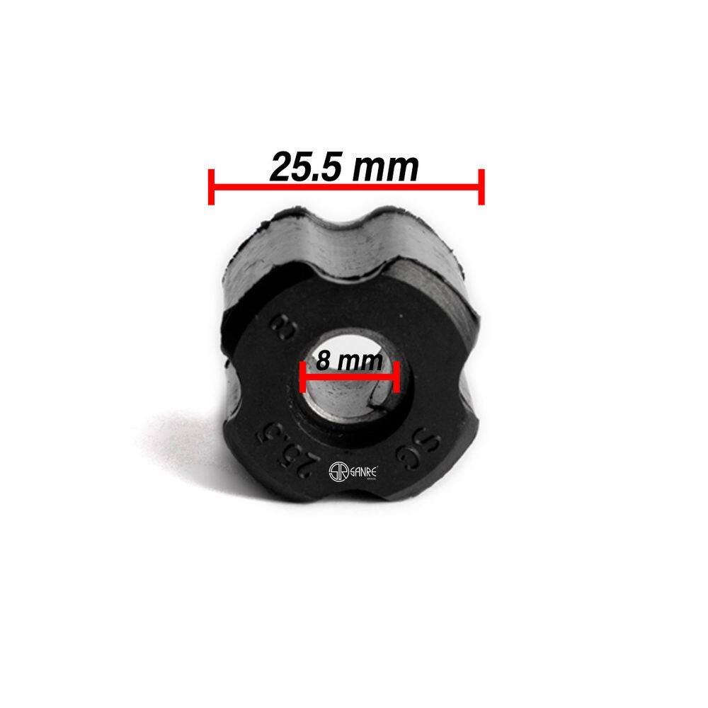 KIT 3 Buchas Tubo Eixo Cardan Roçadeiras | Ponto