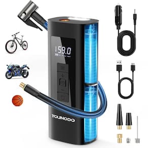 Compressor de ar portátil com inflador de pneus YOUNGDO 150 PSI 6000mAh