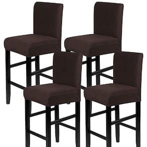 Conjunto de 4 capas de banco de bar SearchI Jacquard Coffee