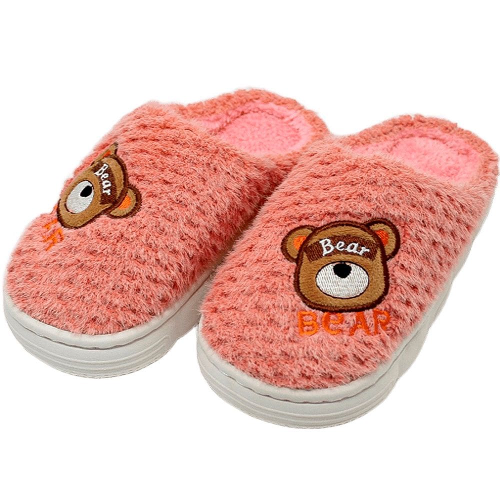 Pantufas Infantil Sapatos Chinelos De Inverno Urso Ursinho