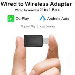 Adaptador automático sem fio CarPlay Android para rádio automotivo Autêntico