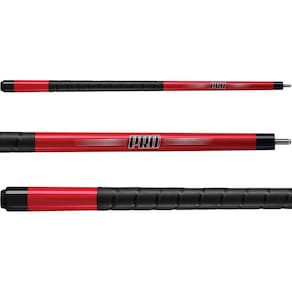Taco de bilhar/sinuca Viper Revolution Sure Grip Pro 58 vermelho metálico