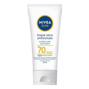 Protetor Solar Facial Nívea Sun Toque Seco FPS70 40ml