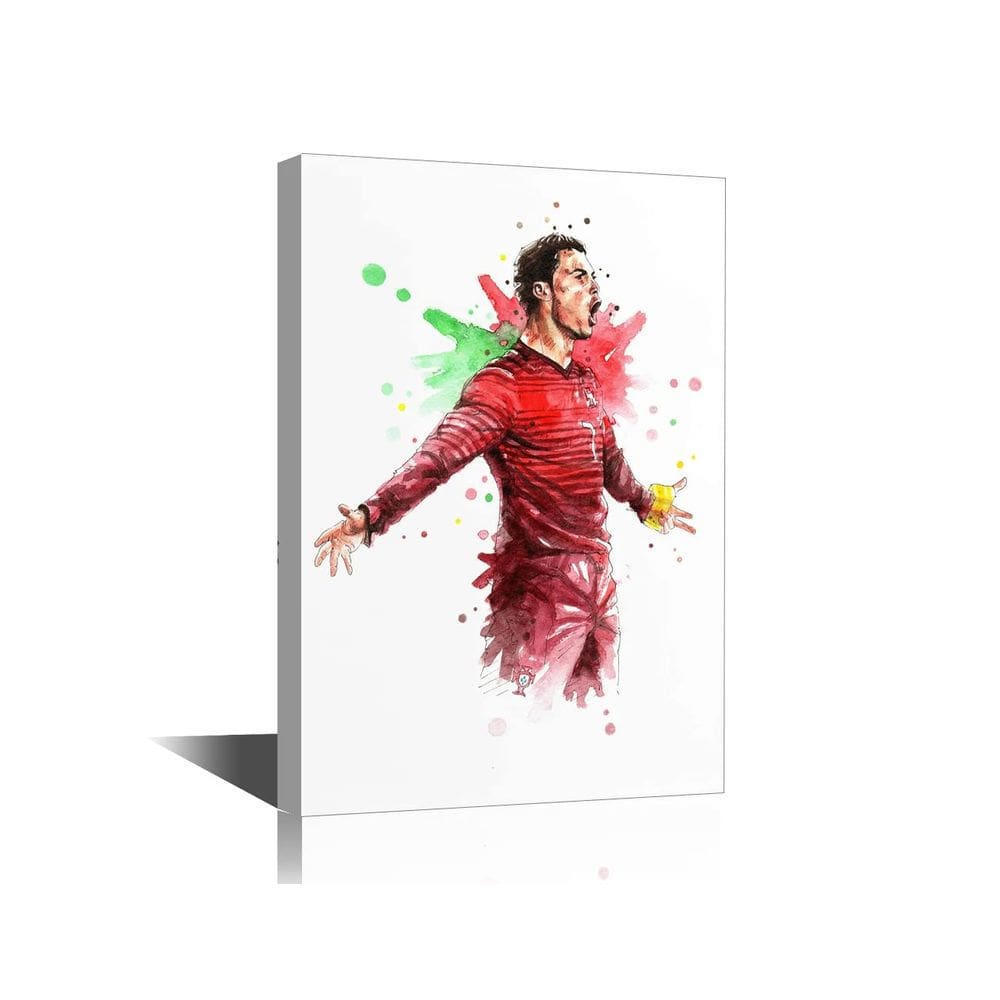 Arte de parede em tela TISHIRON Portuguese Football Player 40x60cm