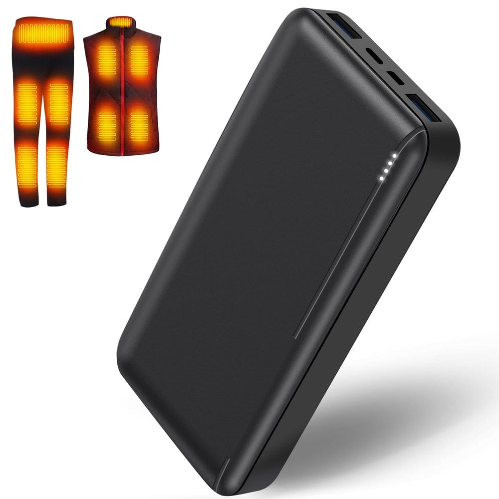 Pacote de bateria CYCYHEAT 20000mAh para roupas aquecidas 5V2A