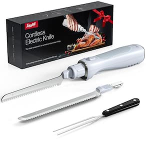 Faca elétrica LAUDLIFE Cordless Easy-Slice Recarregável Azul