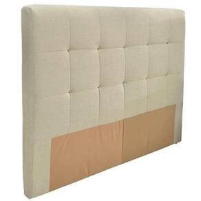 Cabeceira MH-2680 Herval Estofada Casal para Colchão 138 cm Linho Bege C