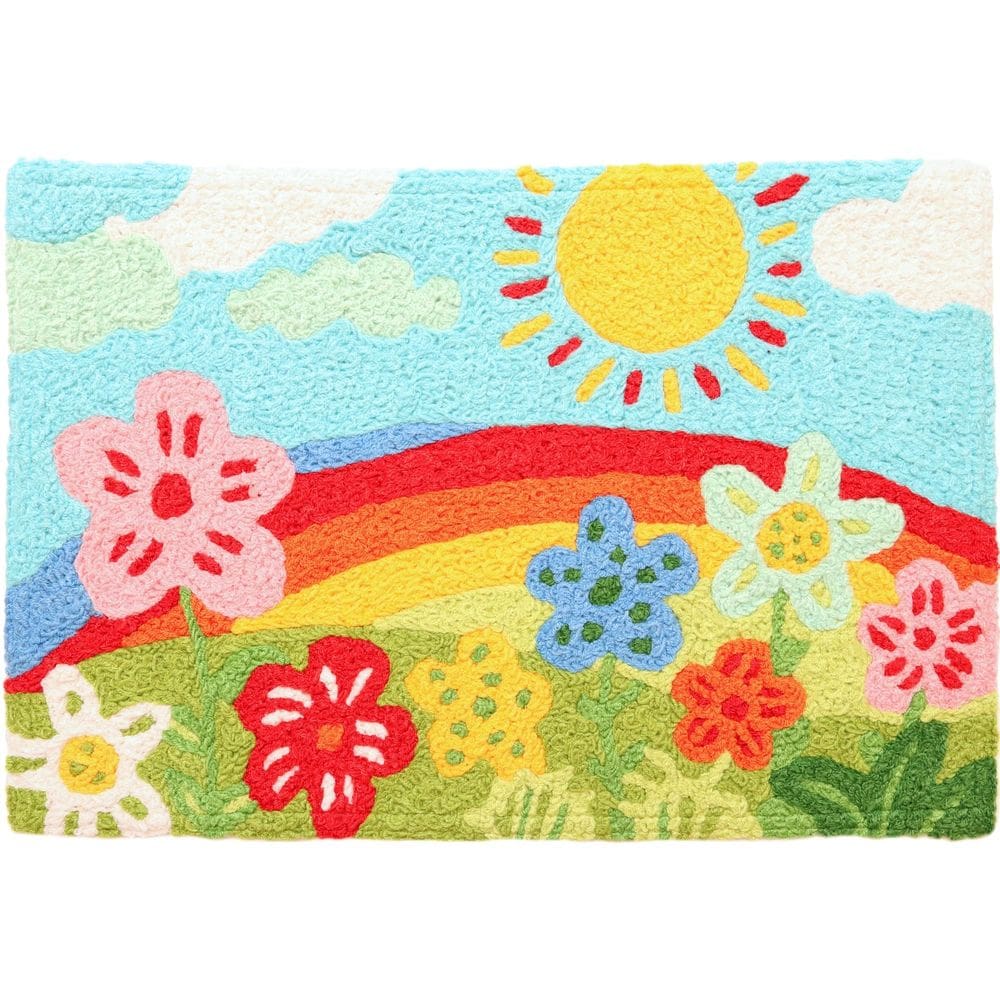 Tapete Jellybean Groovy Flowers Accent 50x75cm Lavável