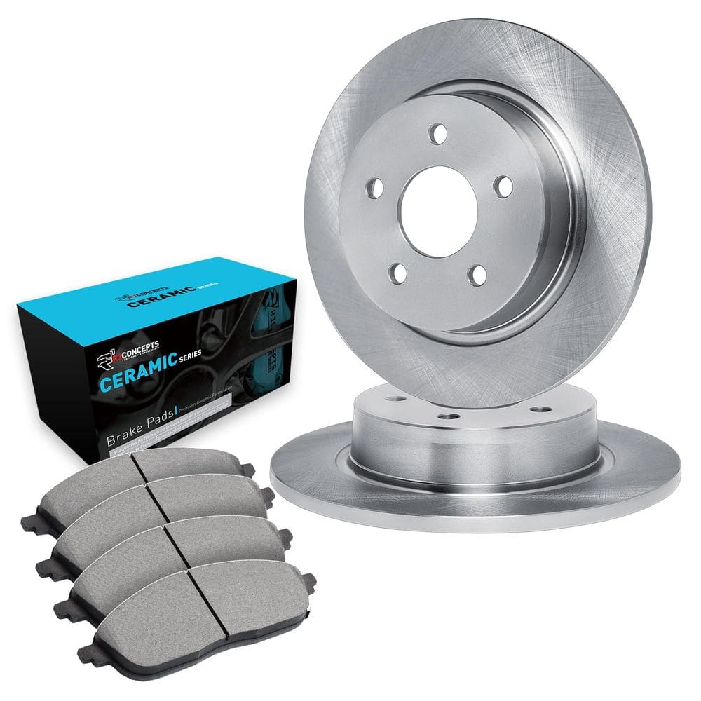 Kit de freio R1 Concepts: freios e rotores traseiros para Hyundai, Kia