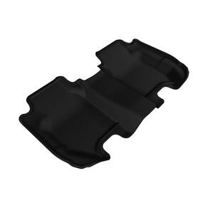 Tapete de chão 3D MaxPider L1HD05521509 Front Row Honda Fit Black
