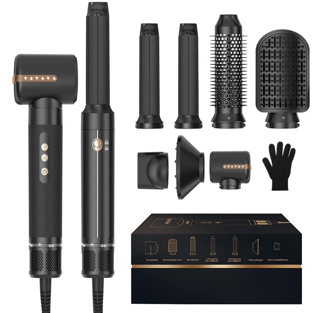 Escova de ar quente Yitrust 7 em 1 1400W 110.000 RPM com difusor