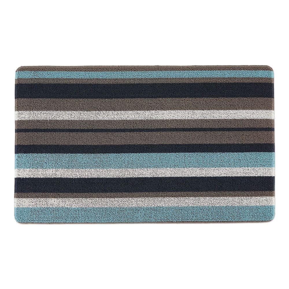 Almofada de espuma de PVC tufada para interior/exterior Mat DII 45x75cm azul