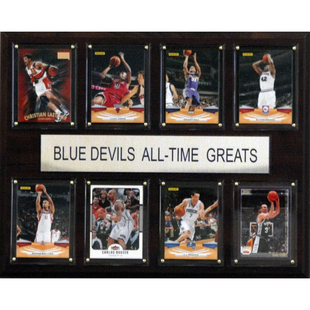 Placa colecionável C&I Basketball da NCAA Duke Blue Devils