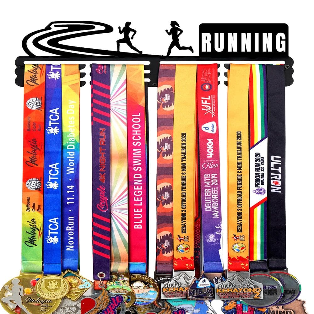 Suporte de medalhas: suporte de medalhas, cabide Goutoports para 60 medalhas