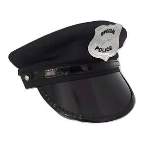Chapéu Boina Quepe Temático Fantasia Carnaval Festa Estilo do Chapéu:Polícia