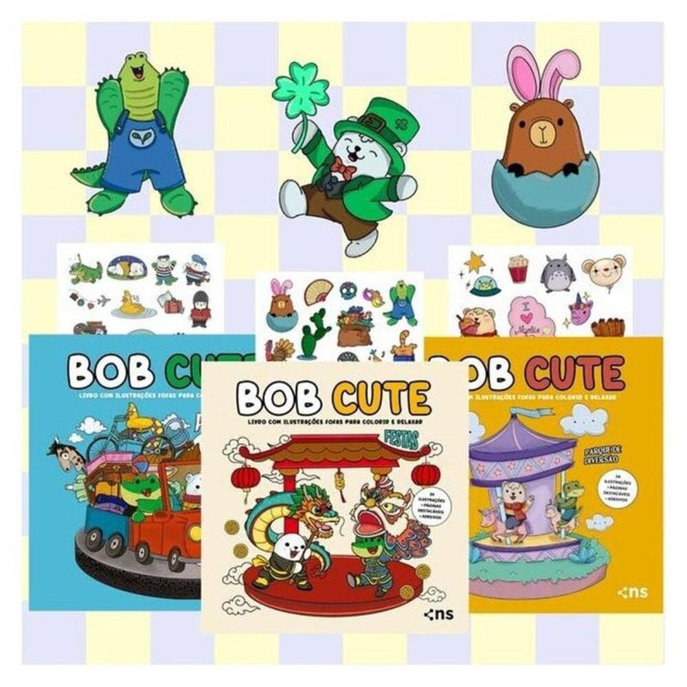 Kit Bob Cute - Férias + Parque De Diversão + Festas